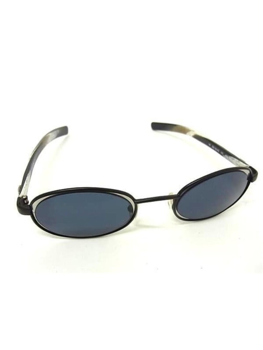Gucci Sunglasses Eyewear GG Black Multicolor Lens Clear Blue Acetate Metal